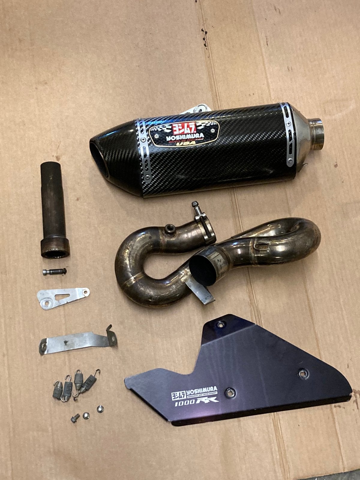 Yoshimura R77 R-77 uitlaatsysteem Carbon HONDA CBR1000RR 08+, Ophalen of Verzenden, Gebruikt