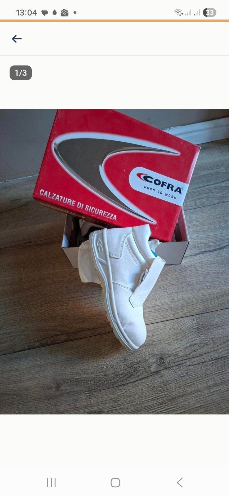 COFRA Lamar White S2 SRC Veiligheidsschoenen - M 40, 41,46, Ophalen of Verzenden, Nieuw