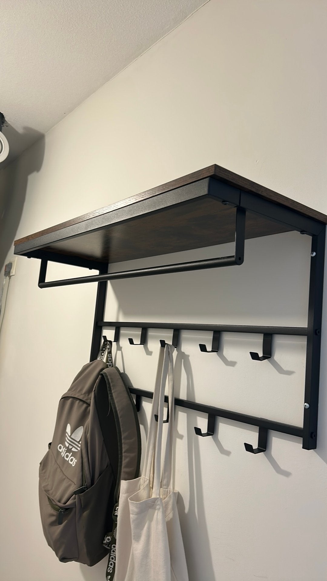 Beautiful shelve and hooks (Kapstokken), Zo goed als nieuw, Minder dan 100 cm, Hout, Ophalen