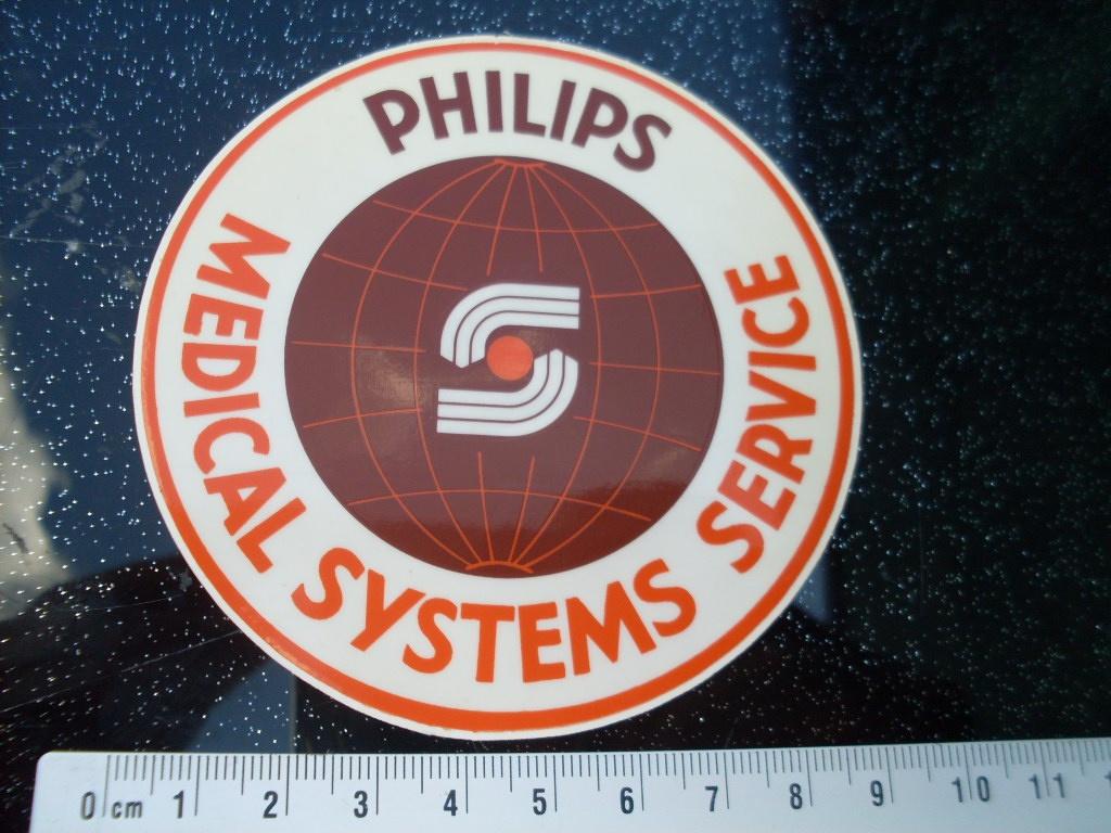 ruit sticker philips medical systems service logo, Verzenden, Zo goed als nieuw, Merk