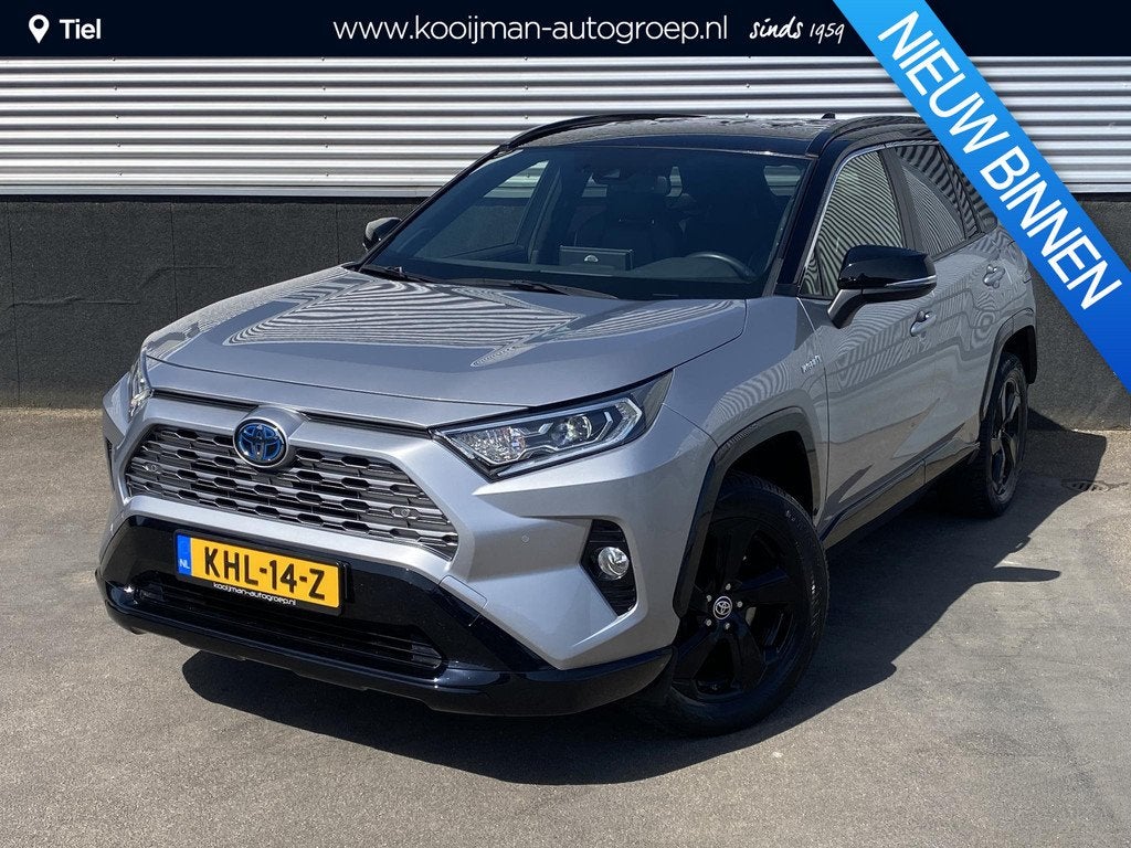 Toyota RAV4 2.5 Hybrid AWD Bi-Tone Navigatie, Apple CarPlay/, Automaat, Gebruikt, Euro 6, 4 cilinders