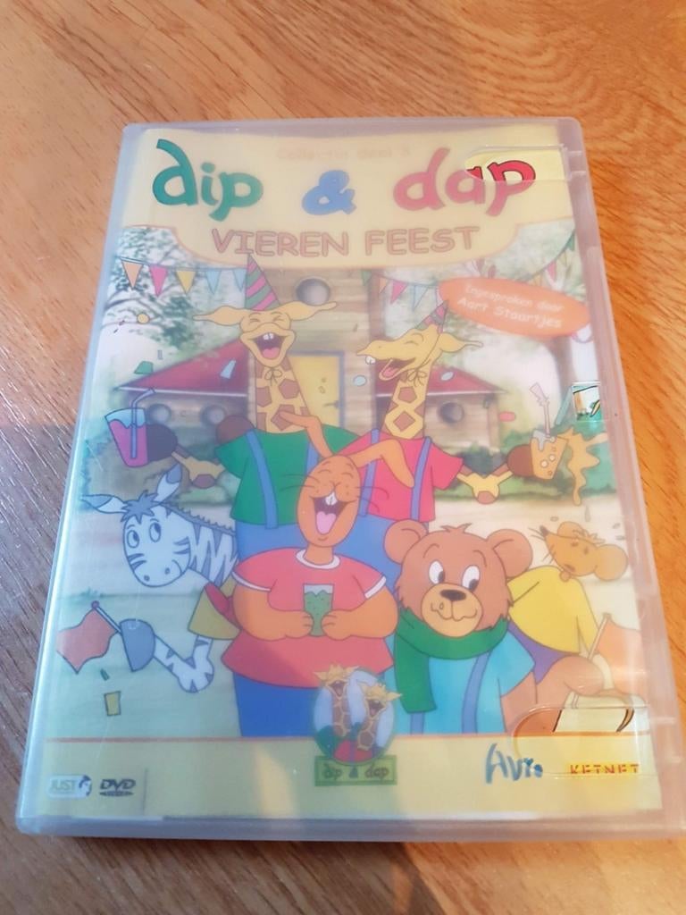 Dvd Dip en Dap vieren feest., Alle leeftijden, Ophalen of Verzenden, Zo goed als nieuw
