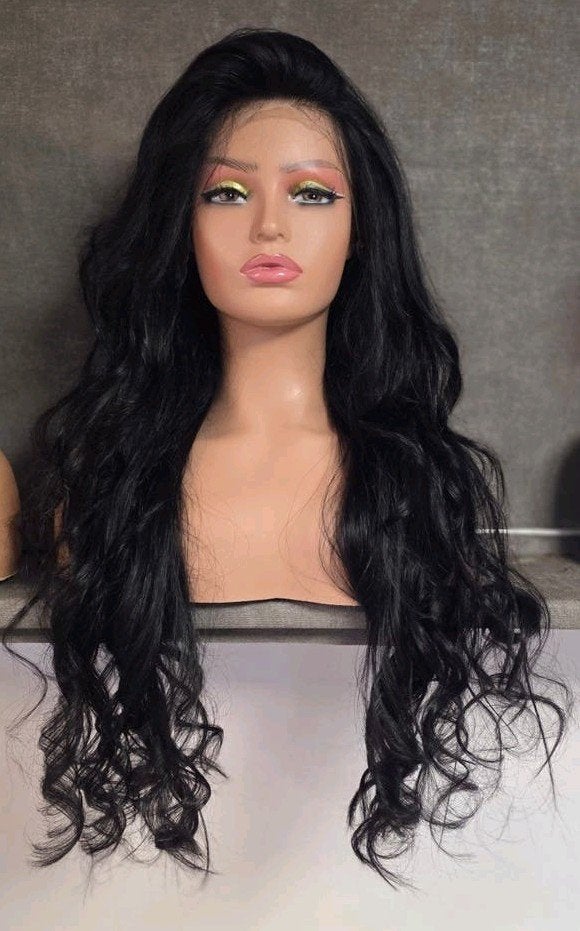 lace wig echt haar, Ophalen of Verzenden, Nieuw, Pruik of Haarverlenging