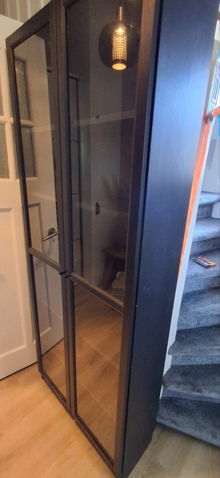 Vitrinekast Ikea, Huis en Inrichting, Kasten | Vitrinekasten, Ophalen, Gebruikt, 50 tot 100 cm, 150 tot 200 cm