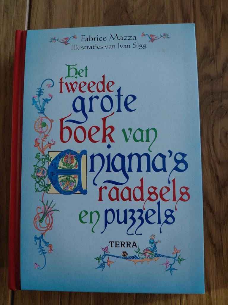 Het tweede grote boek van enigma's, raadsels en puzzels, Ophalen of Verzenden, Zo goed als nieuw, Fabrice Mazza