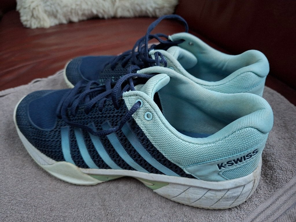 K-Swiss tennisschoenen maat 45 (blauw), Gebruikt, Schoenen, Ophalen of Verzenden, K-Swiss