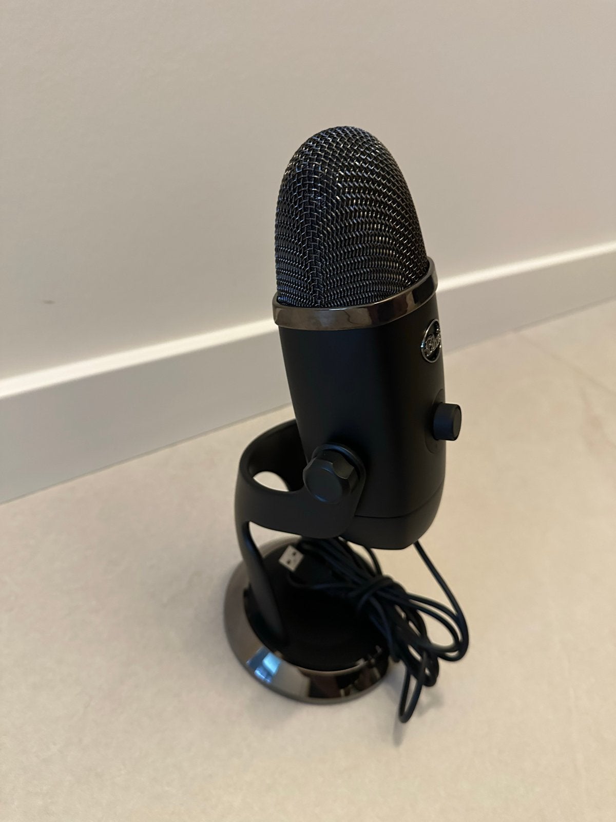 Professionele Blue Yeti USB Microfoon - Perfect voor Streami, Ophalen, Zo goed als nieuw, Studiomicrofoon
