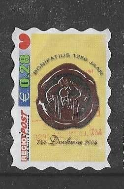 2003 regiopost Bonifatiuszegel Dokkum 0.28ct, Postzegels en Munten, Postzegels | Nederland, Ophalen of Verzenden, Na 1940, Gestempeld