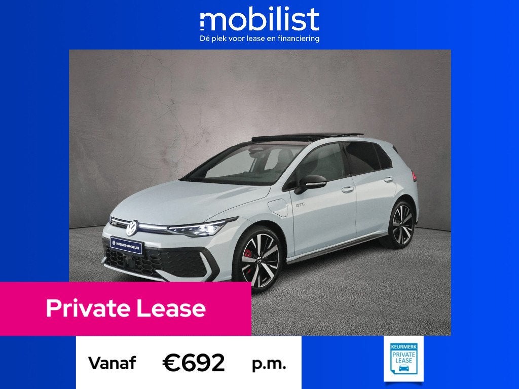 Volkswagen Golf GTE (bj 2025, automaat), 4 cilinders, Blauw, 1700 kg, Geïmporteerd