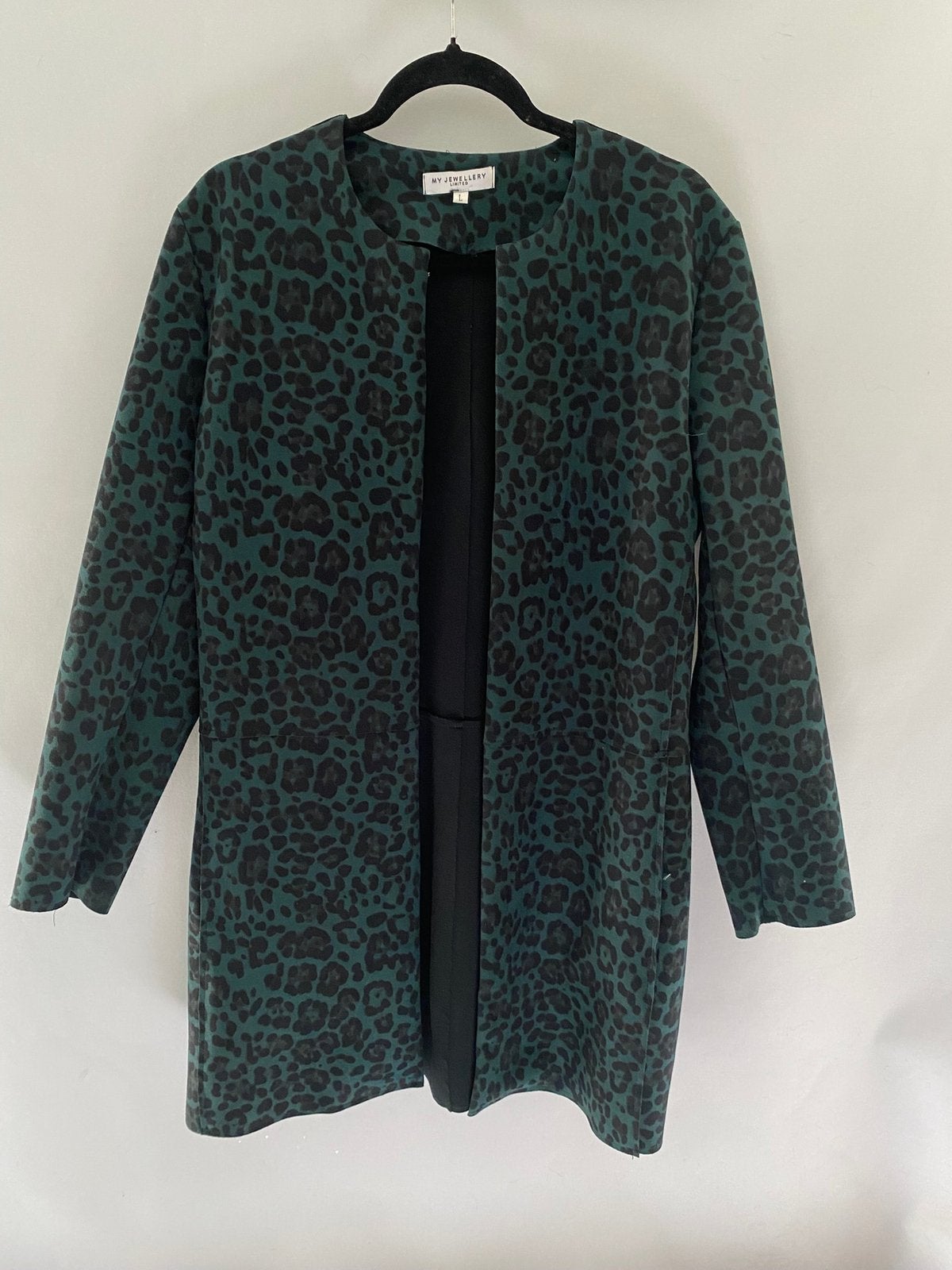 My Jewellery dunne jas panterprint groen – maat L/40, Kleding | Dames, Jassen | Zomer, Ophalen of Verzenden, Zo goed als nieuw