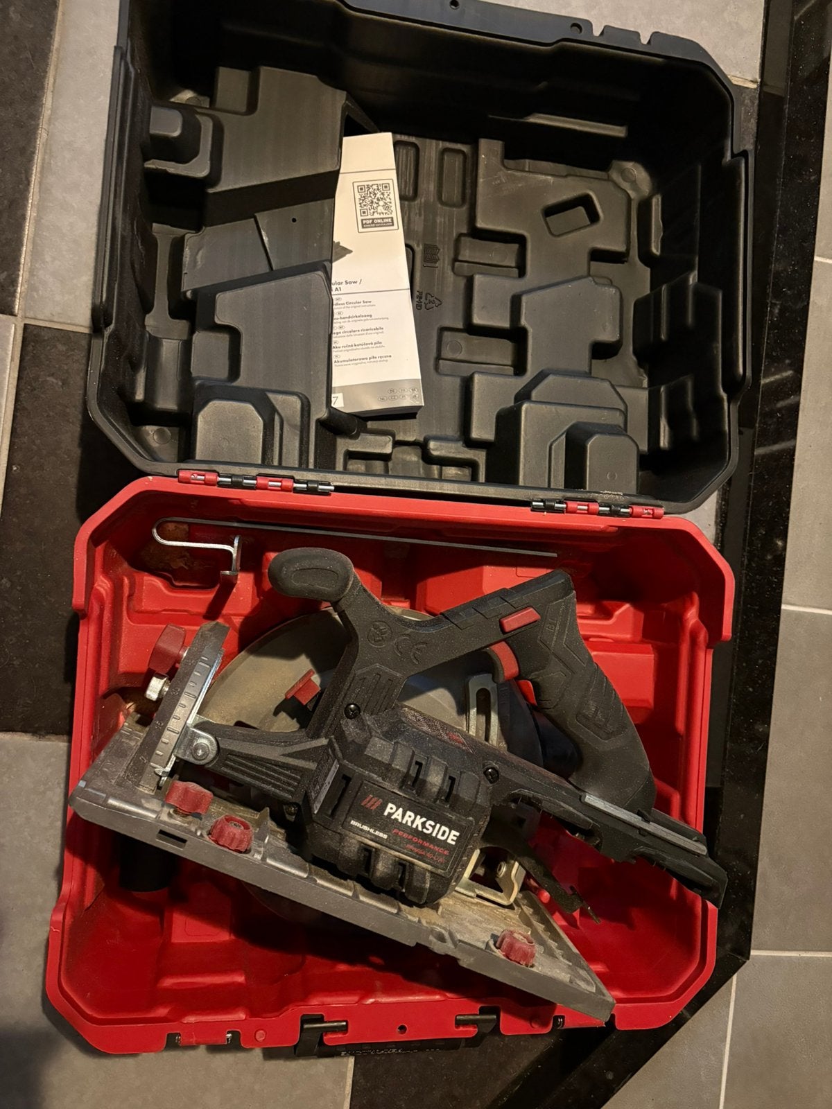 Parkside Performance Accu Cirkelzaag 40v, Cirkelzaag, 70 mm of meer, Lidl, Ophalen of Verzenden