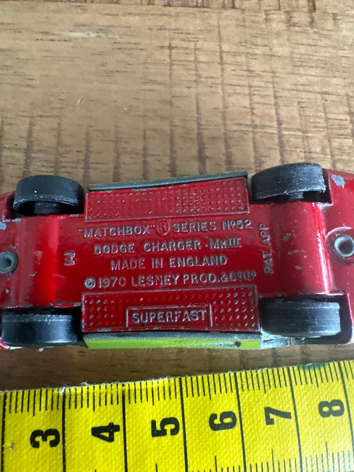Matchbox Superfast Dodge Charger Mk III 1970, Overige merken, Gebruikt, 1:50 of kleiner, Auto