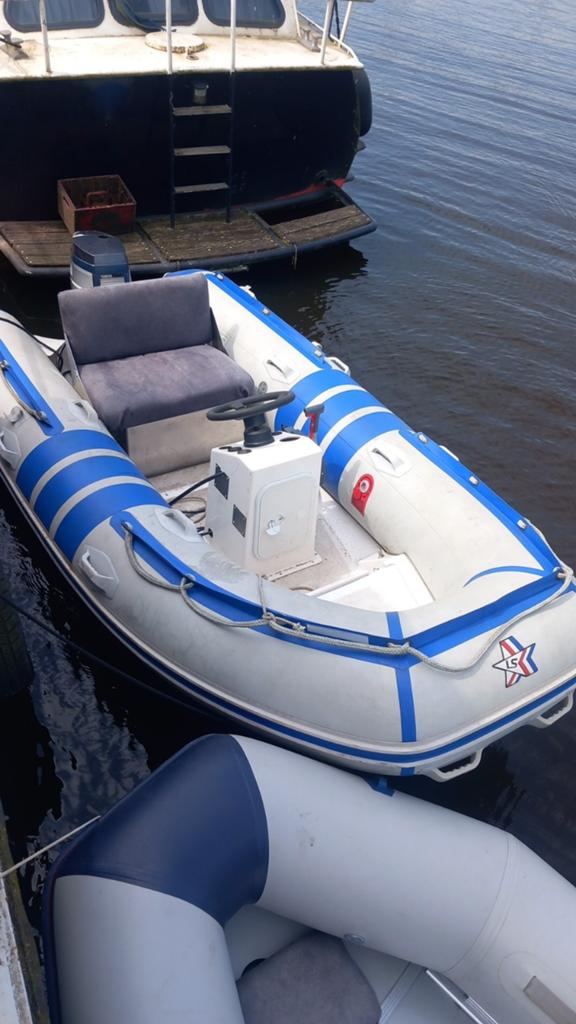 Console rubberboot met motor 30 pk, Ophalen of Verzenden, Motor en Techniek, Motorboot