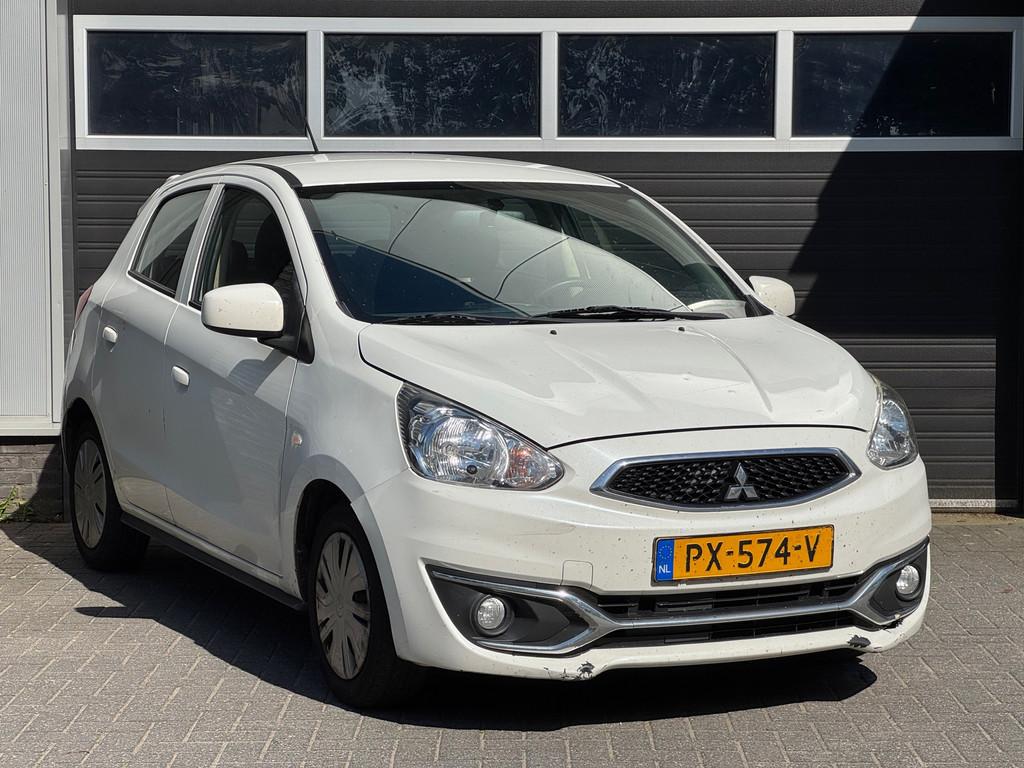 Mitsubishi Space Star 1.0 Cool+ Airco, NAP, Voorwielaandrijving, Gebruikt, Euro 6, Wit