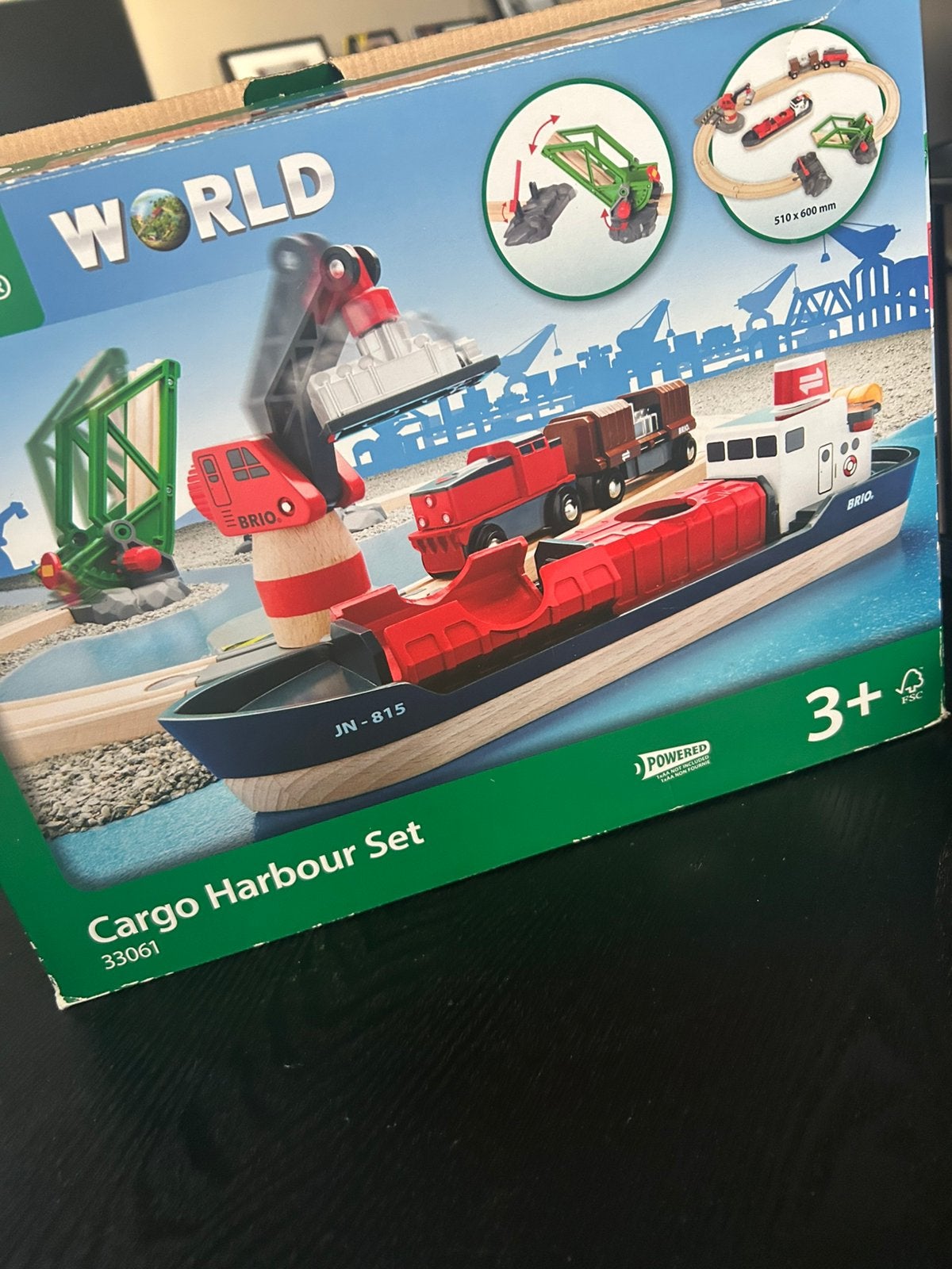 Brio World Cargo Harbour Set, Ophalen, Zo goed als nieuw