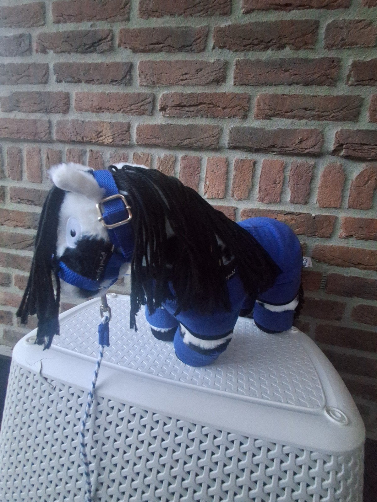 Crafty Ponies Knuffelpony Zwartbont + Complete Accessoireset, Ophalen, Zo goed als nieuw