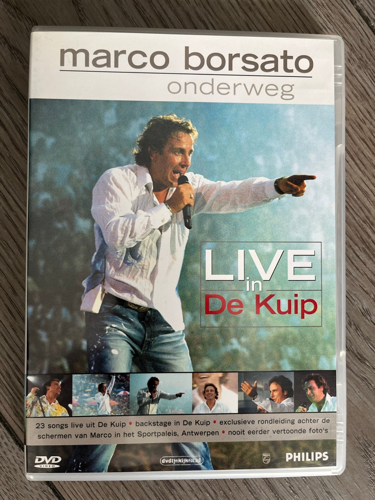 Marco Borsato Onderweg Live in De Kuip DVD, Alle leeftijden, Nederlands, Concert, Gebruikt