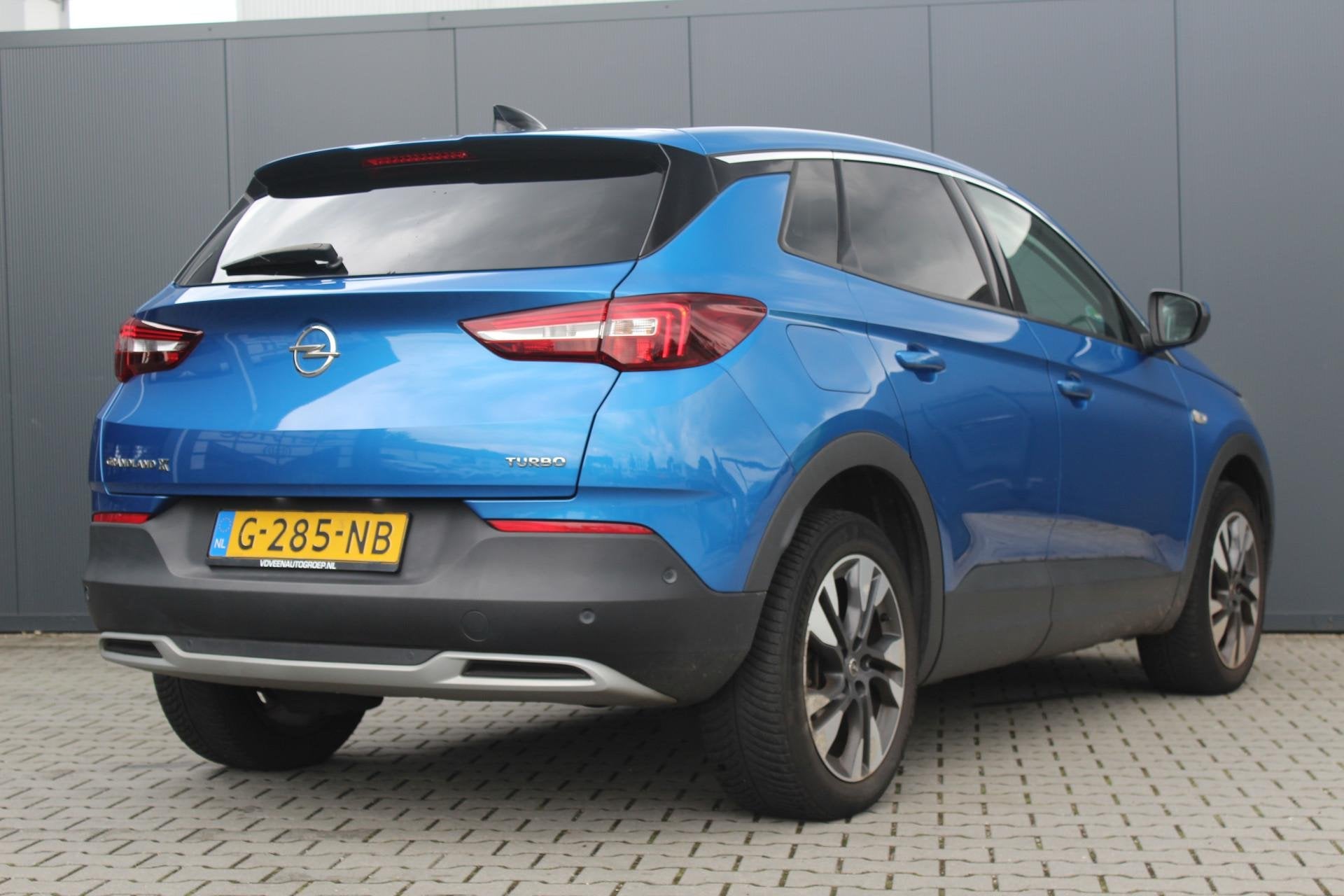 Opel Grandland X 1.2 Turbo Business Executive | Incl. 12 maa, Auto's, Opel, 1199 cc, Blauw, Leder en Stof, Origineel Nederlands