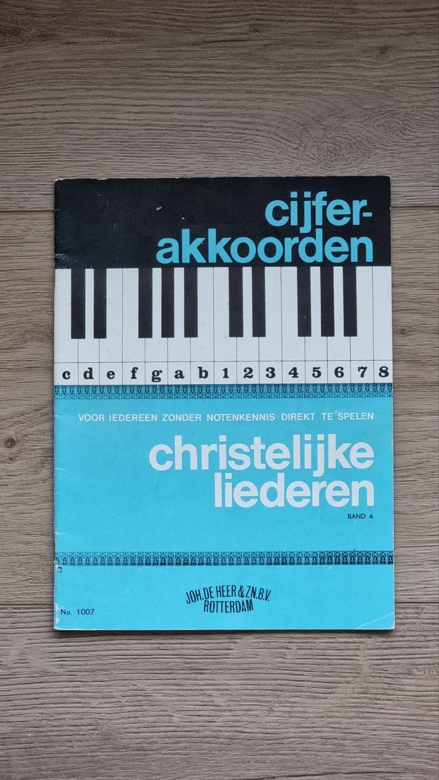 Cijferakkoorden Christelijke Liederen Band 4, Ophalen of Verzenden, Gebruikt, Religie en Gospel, Orgel