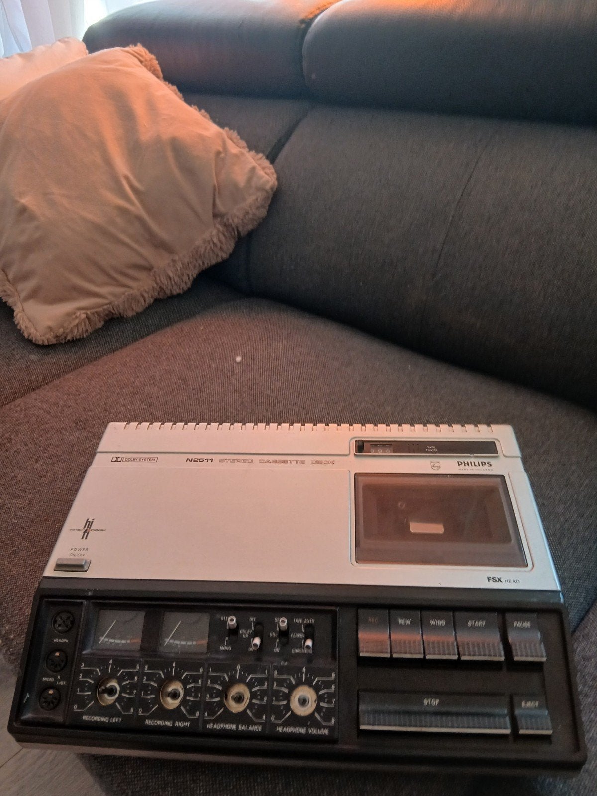 stereo cassette DECK philips, Ophalen of Verzenden, Philips