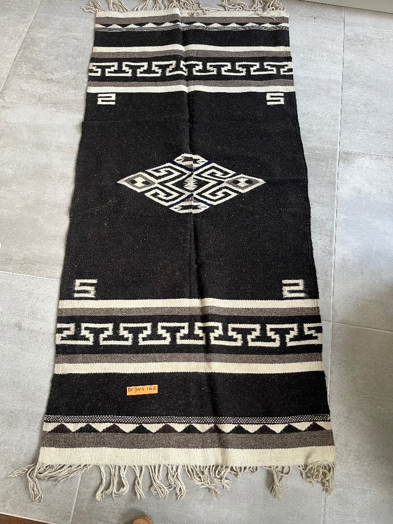 Originele Mexicaanse wollen poncho (handgeweven), Ophalen of Verzenden, Nieuw