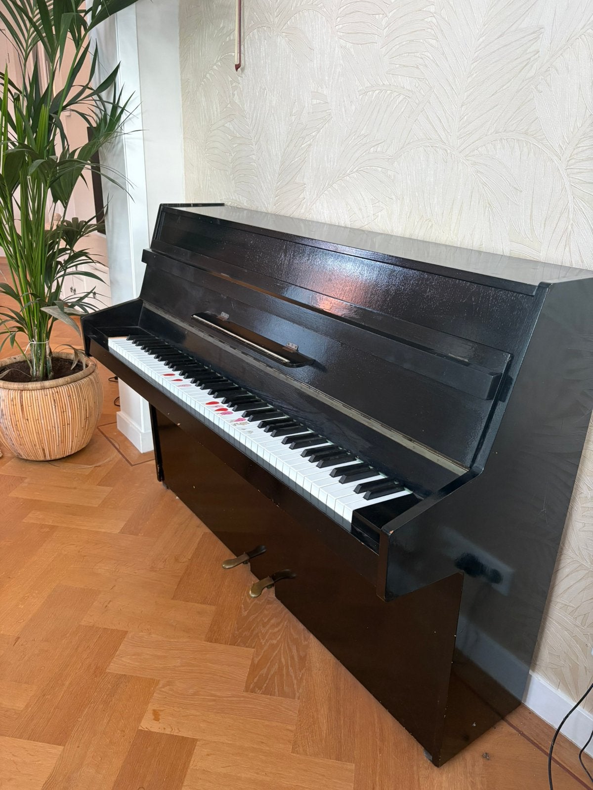 Zwarte piano gratis, Ophalen, Gebruikt, Zwart, Piano