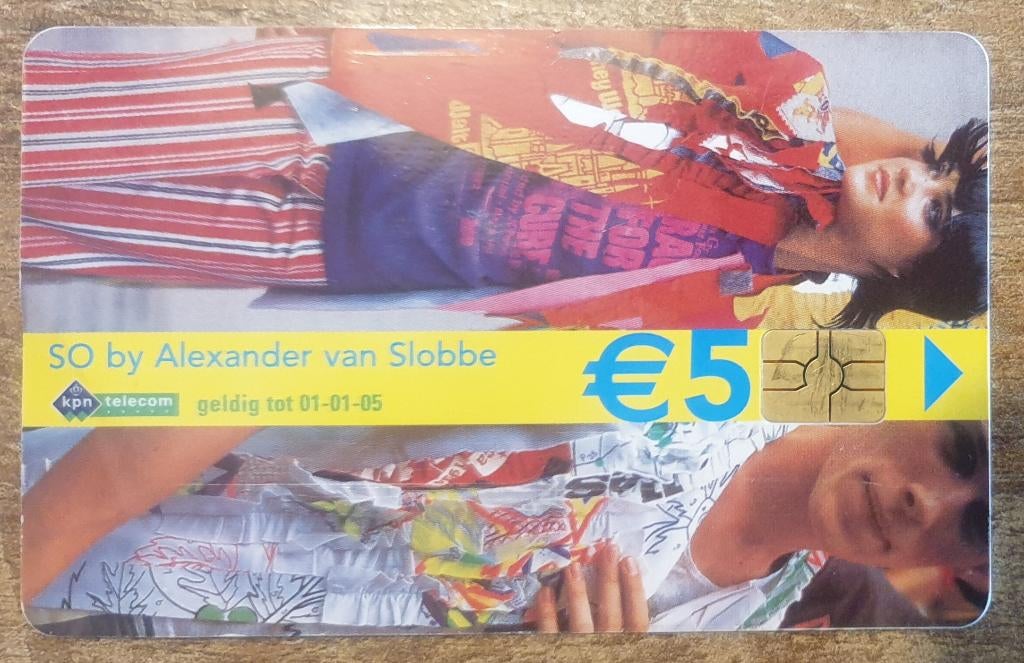 Telefoonkaart SO by Alexander van Slobbe gebruikt, Ophalen of Verzenden, Nederland