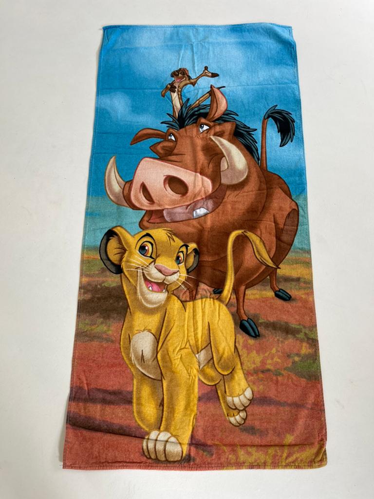 Strandhanddoek Lion King kinder strandlaken, Jongen of Meisje, One size, Ophalen of Verzenden, Zo goed als nieuw