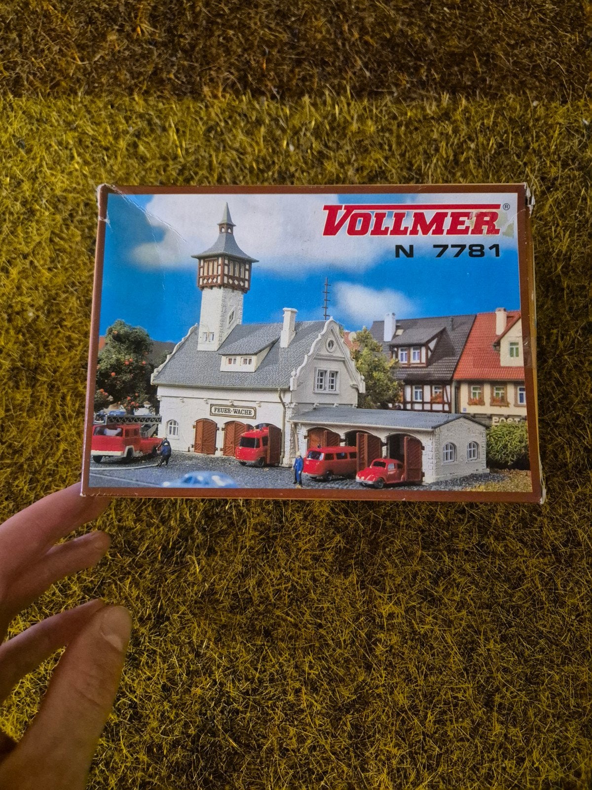 Vollmer 7781 Brandweer kazerne N-spoor, Ophalen of Verzenden, Nieuw, Brug, Tunnel of Gebouw, Overige merken