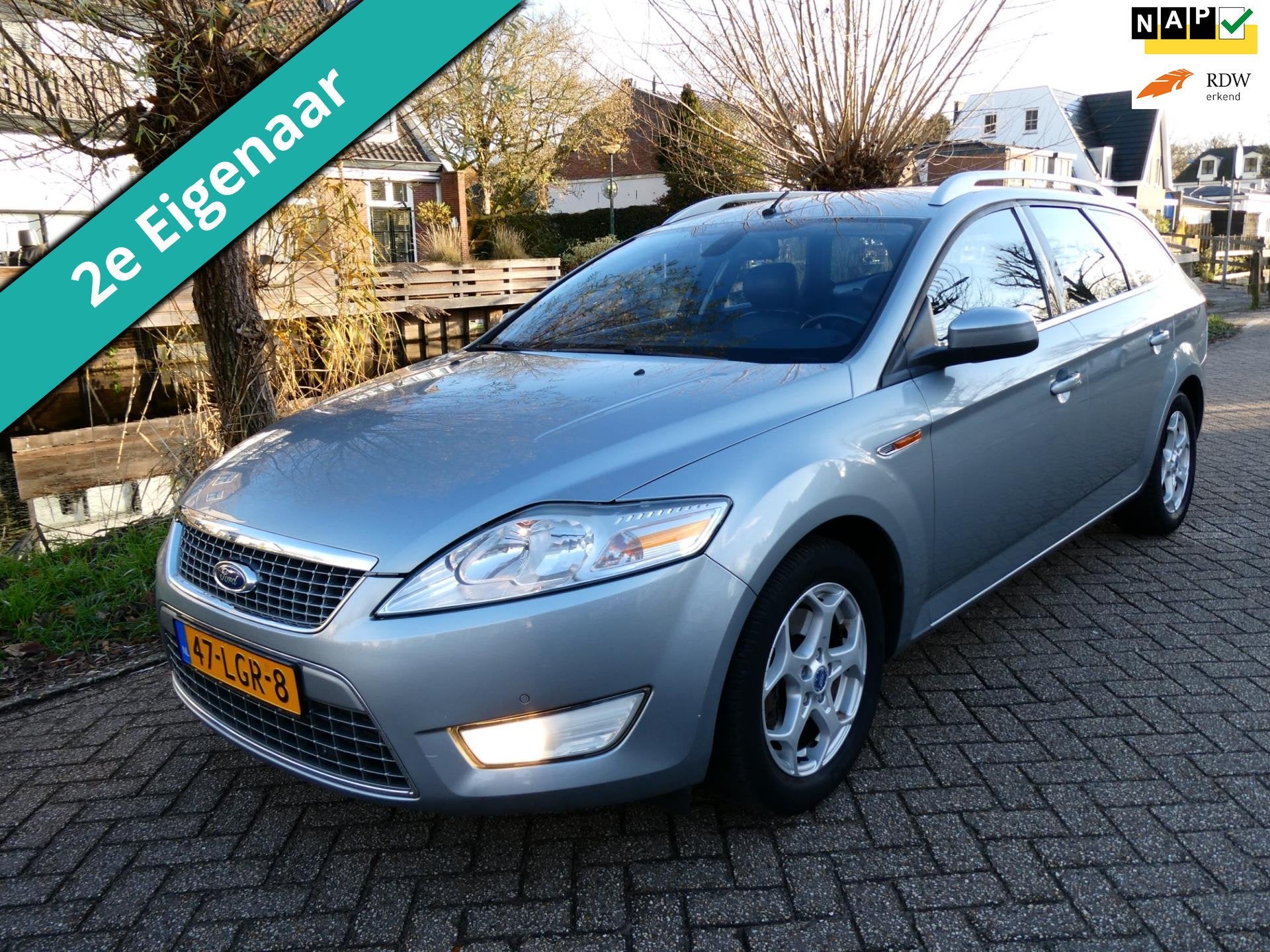 Ford Mondeo Wagon 2.0 SCTi Limited 203pk Automaat Leder Navi, Euro 5, 1976 cc, Gebruikt, Zwart