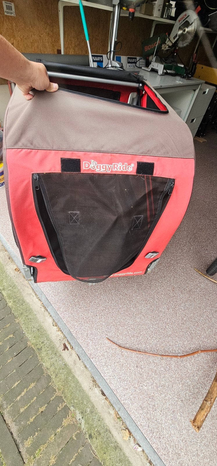 GERESERVEEERD: DoggyRide Hondenfietskar - Gebruikt maar func, Fietsen en Brommers, Ophalen, Gebruikt, Opvouwbaar, 20 tot 40 kg
