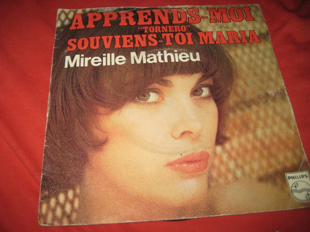 Mireille Mathieu: Aprends-moi, Ophalen of Verzenden, Zo goed als nieuw, Pop
