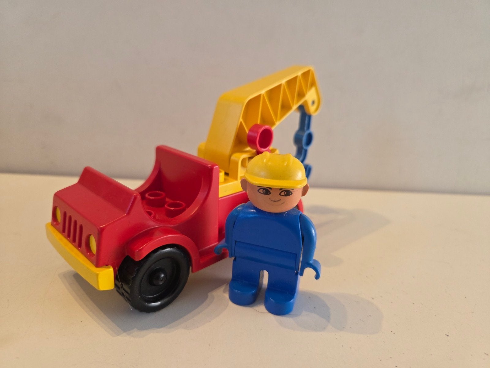 Lego Duplo Vintage Takelwagen - Compleet met figuur, Ophalen of Verzenden, Zo goed als nieuw, Duplo