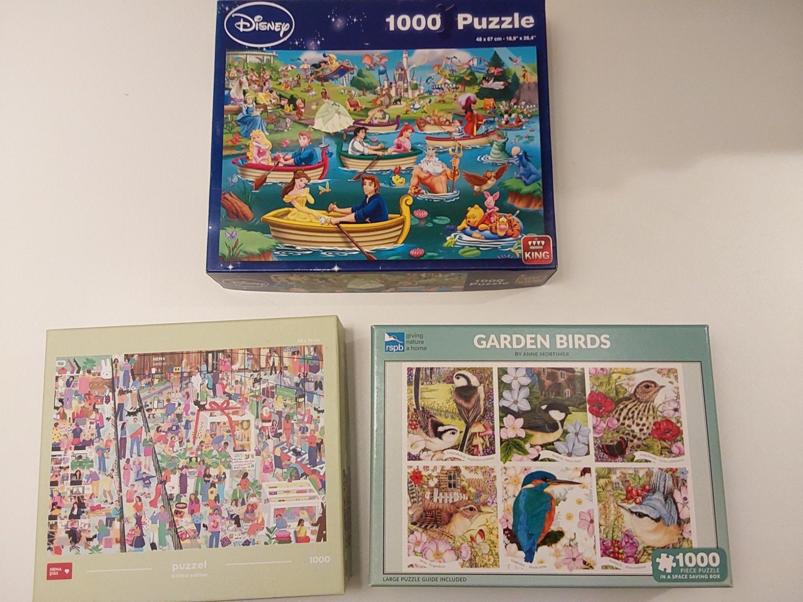 Puzzels 1000 stukjes, Ophalen of Verzenden, 500 t/m 1500 stukjes, Gebruikt, Legpuzzel