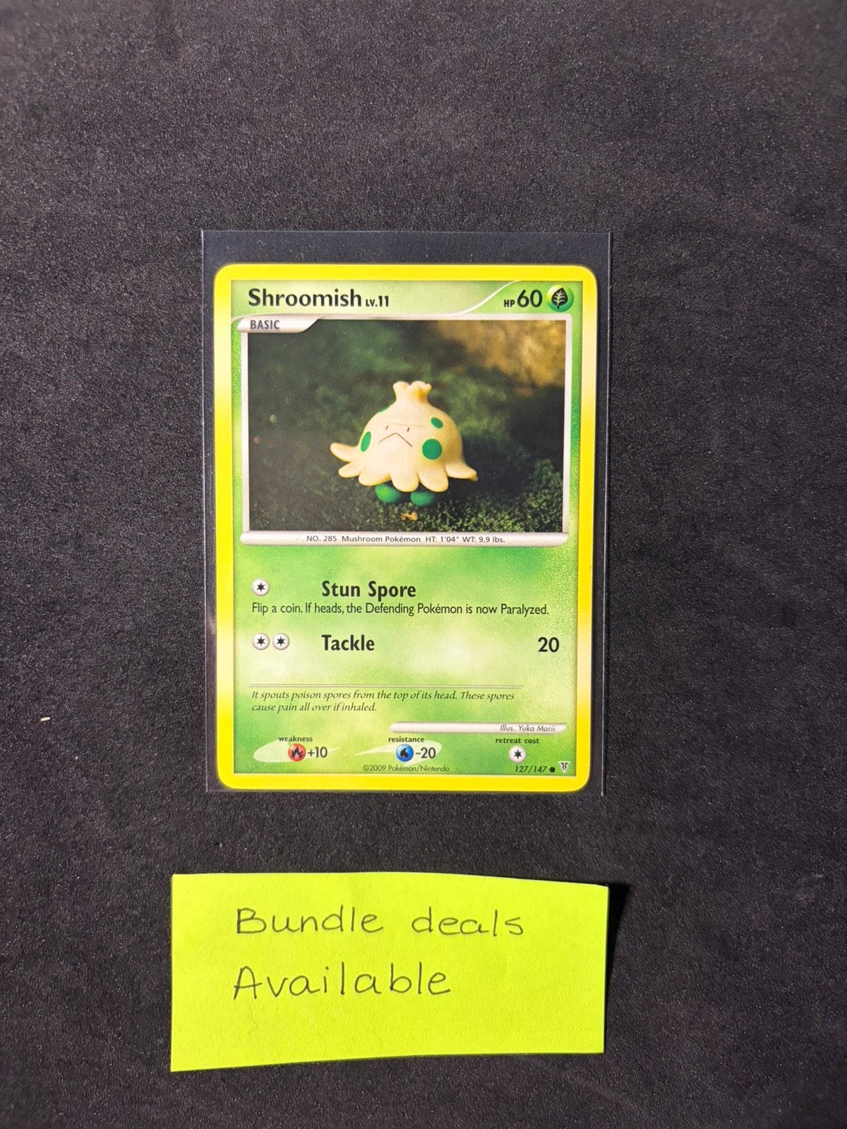 Pokemon kaart Shroomish 127 - Supreme victors, Verzenden, Zo goed als nieuw, Losse kaart