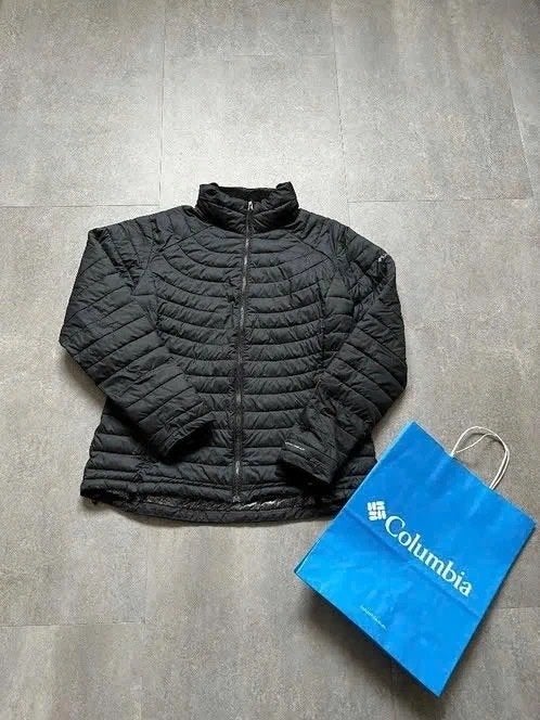 Columbia - zwarte winterjas, maat XL - type White Out 1.0 FS, Columbia, Zwart, Maat 46/48 (XL) of groter, Ophalen of Verzenden