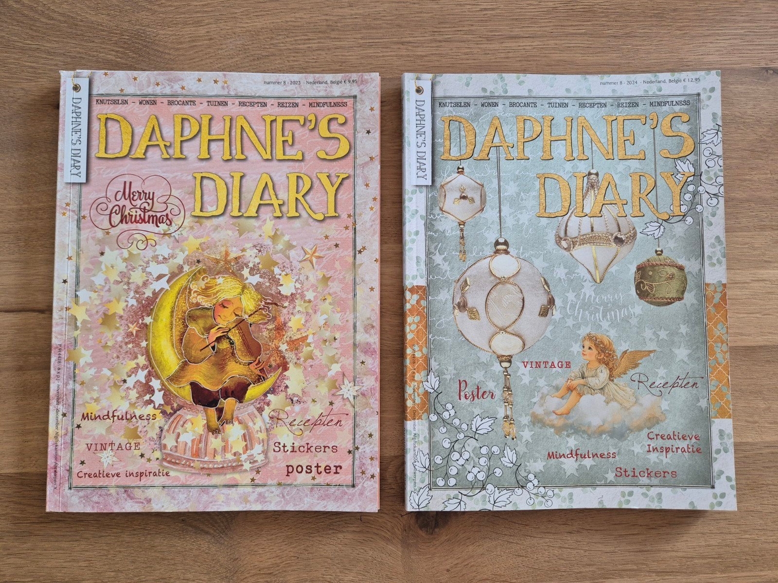 2 Kerst Tijdschriften nr. 8 2023 2024 Daphne's Diary, Boeken, Ophalen of Verzenden, Zo goed als nieuw
