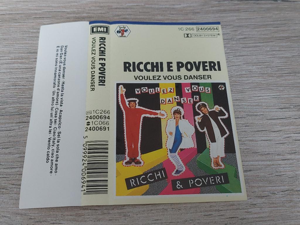 RICCHI E POVERI - VOULEZ VOUS DANCER (MC), 1 bandje, Ophalen of Verzenden, Zo goed als nieuw, Origineel