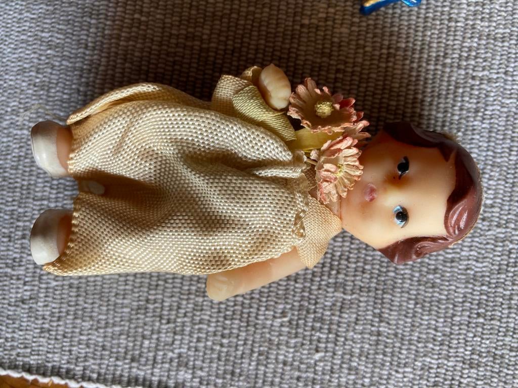 Arie popje voor poppenhuis teab, Verzamelen, Poppenhuizen en Toebehoren, Ophalen of Verzenden, Zo goed als nieuw, Poppenhuis