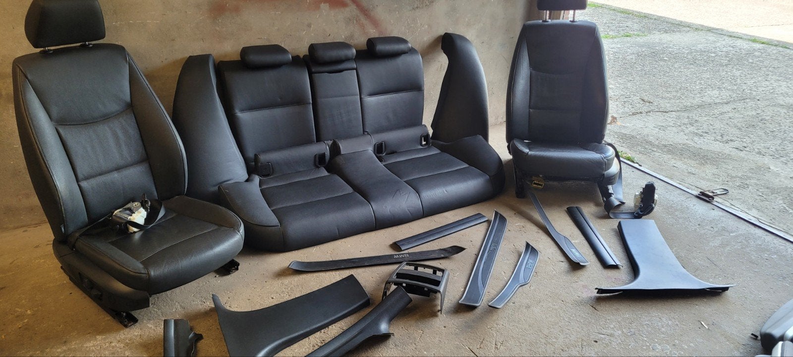 E90 leer zwart vol elektrisch, Auto-onderdelen, Interieur en Bekleding, Ophalen of Verzenden, BMW