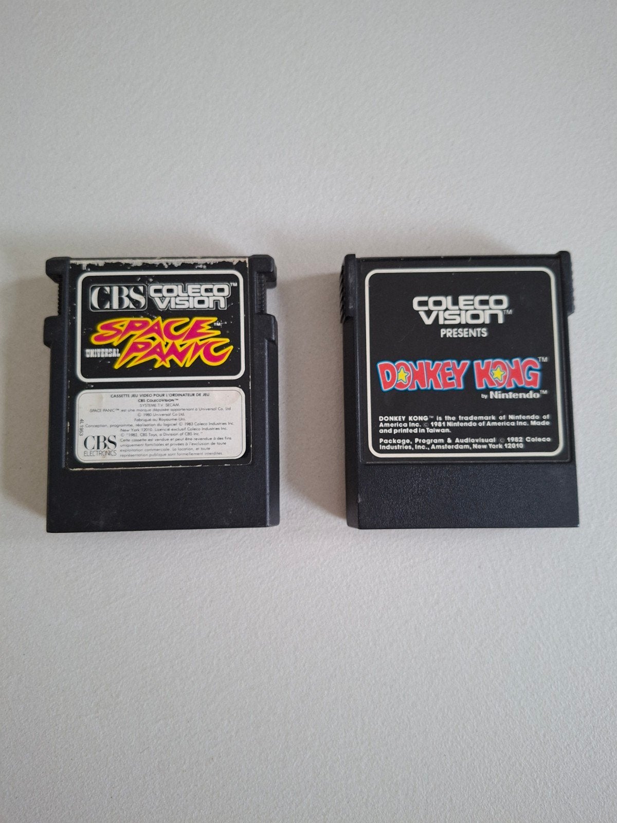ColecoVision: Space Panic & Donkey Kong (2 games), Avontuur en Actie, Gebruikt, 1 speler, Ophalen of Verzenden