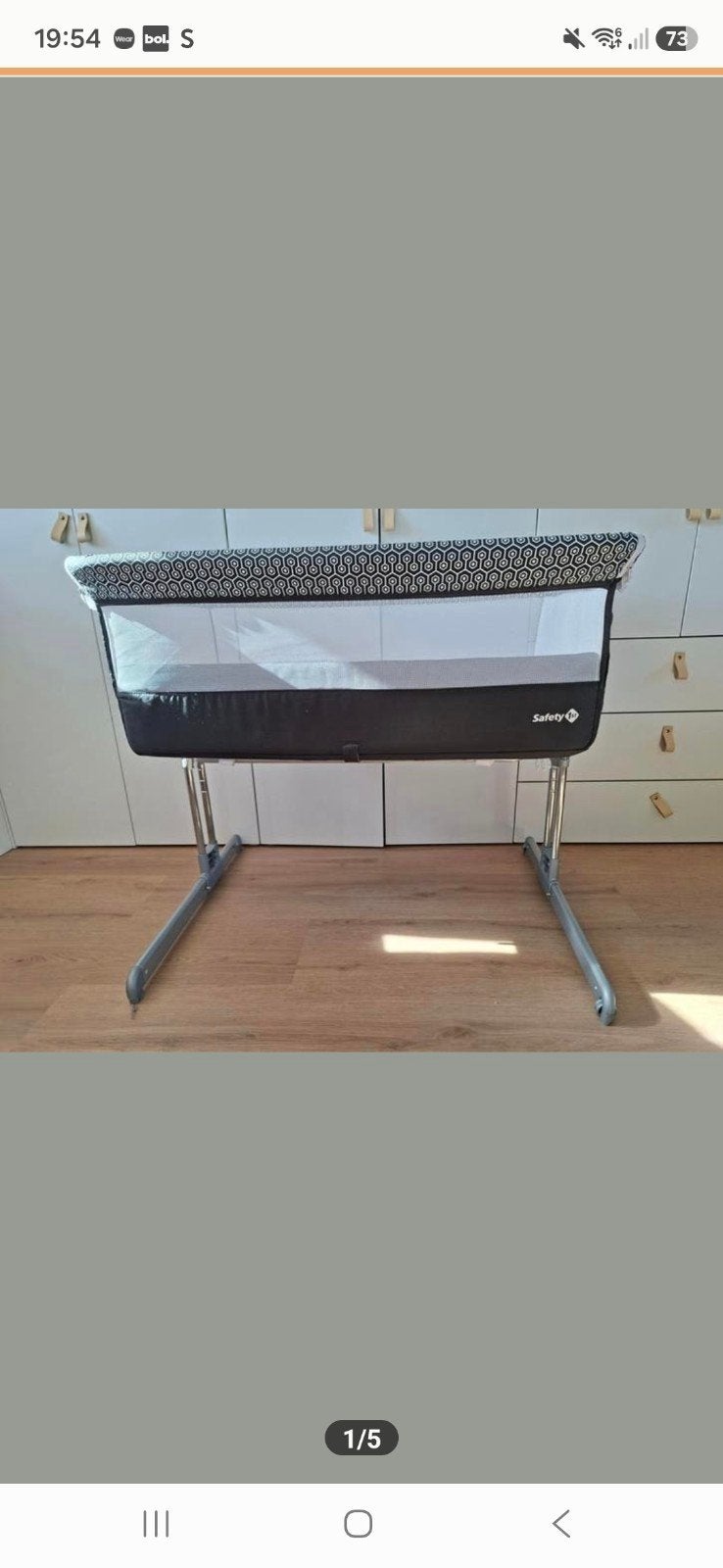 Co-sleeper Safety 1st - Moet snel weg!, Ophalen