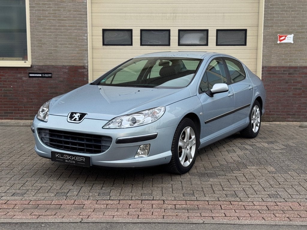 Peugeot 407 2.0-16V XS Airco NWE Distributie Nette auto, Voorwielaandrijving, 745 kg, Gebruikt, Zwart