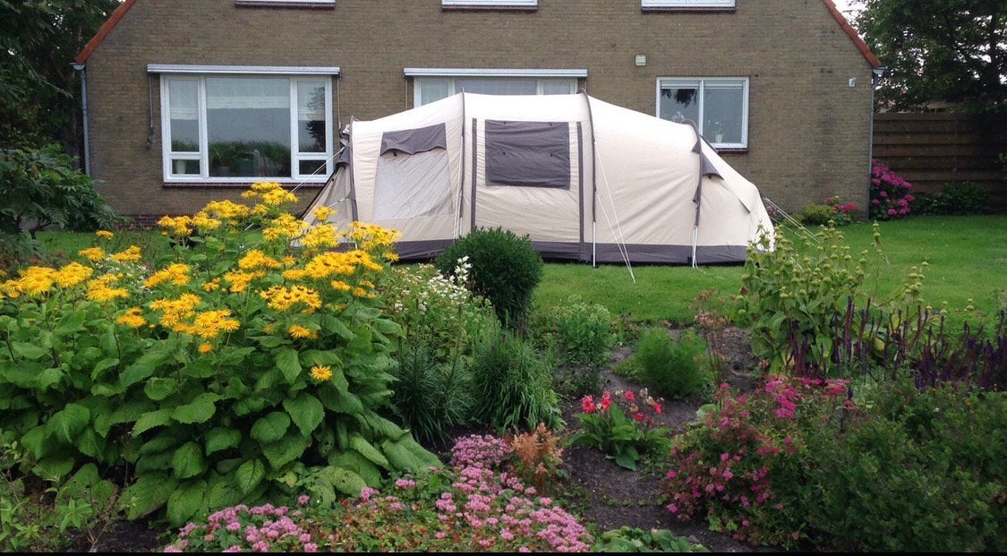 Tent 4 pers. Basecamp victoria IV, Ophalen, Gebruikt