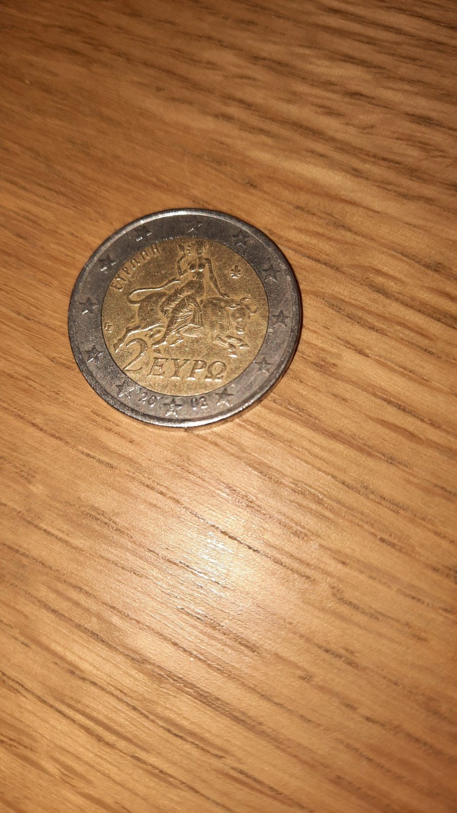 Letter.  S.  Staat er in, Postzegels en Munten, Ophalen of Verzenden, Griekenland, 2 euro, Losse munt