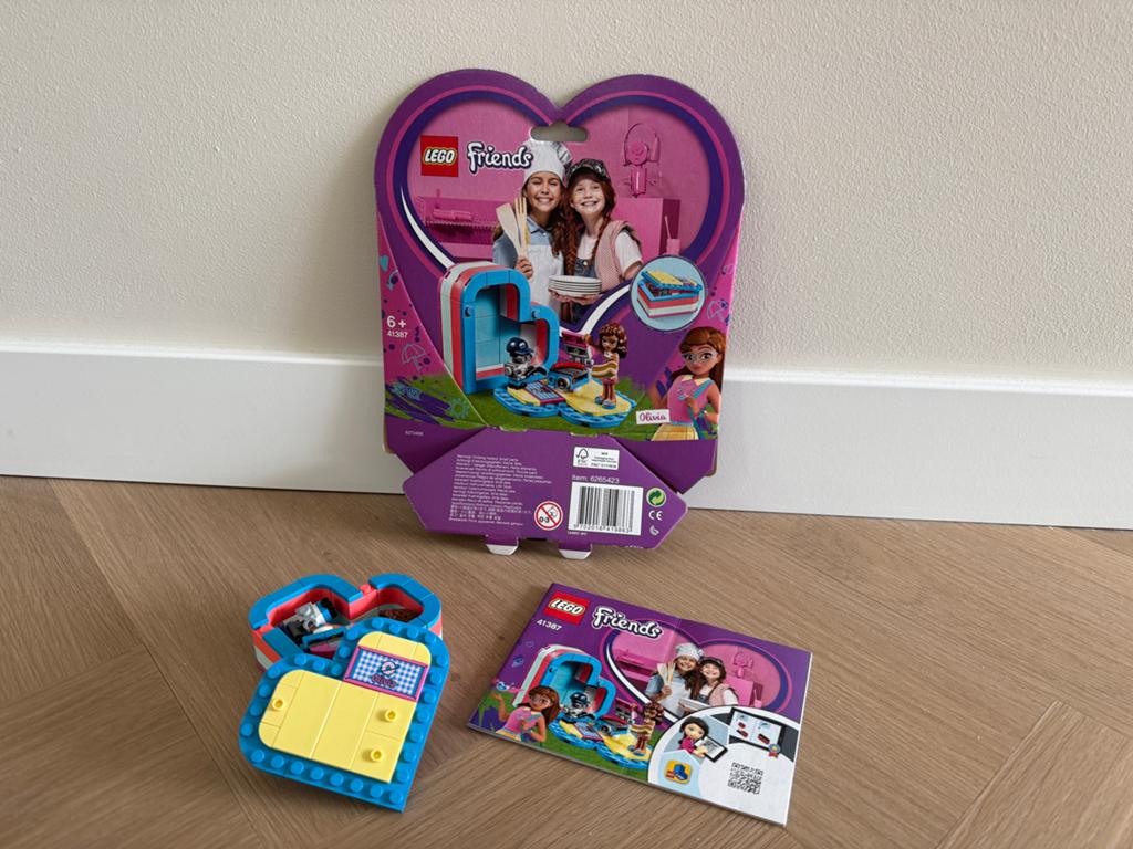 LEGO Friends Olivia's Hartendoosje 41387, Lego, Friends, Ophalen of Verzenden, Zo goed als nieuw