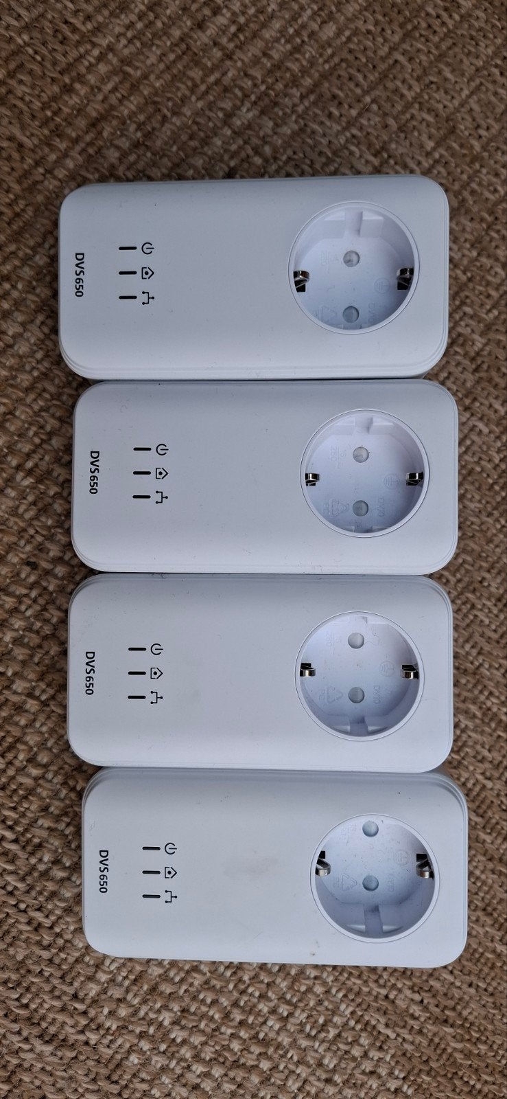 Devolo DVS 650 Powerline Adapters (4 stuks), Ophalen of Verzenden