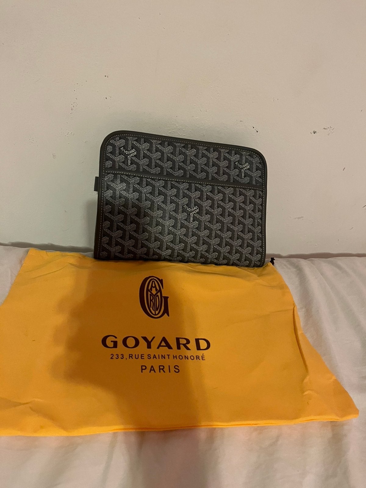 Toilettas Goyard, Ophalen of Verzenden, Nieuw, Grijs, Heer of Dame