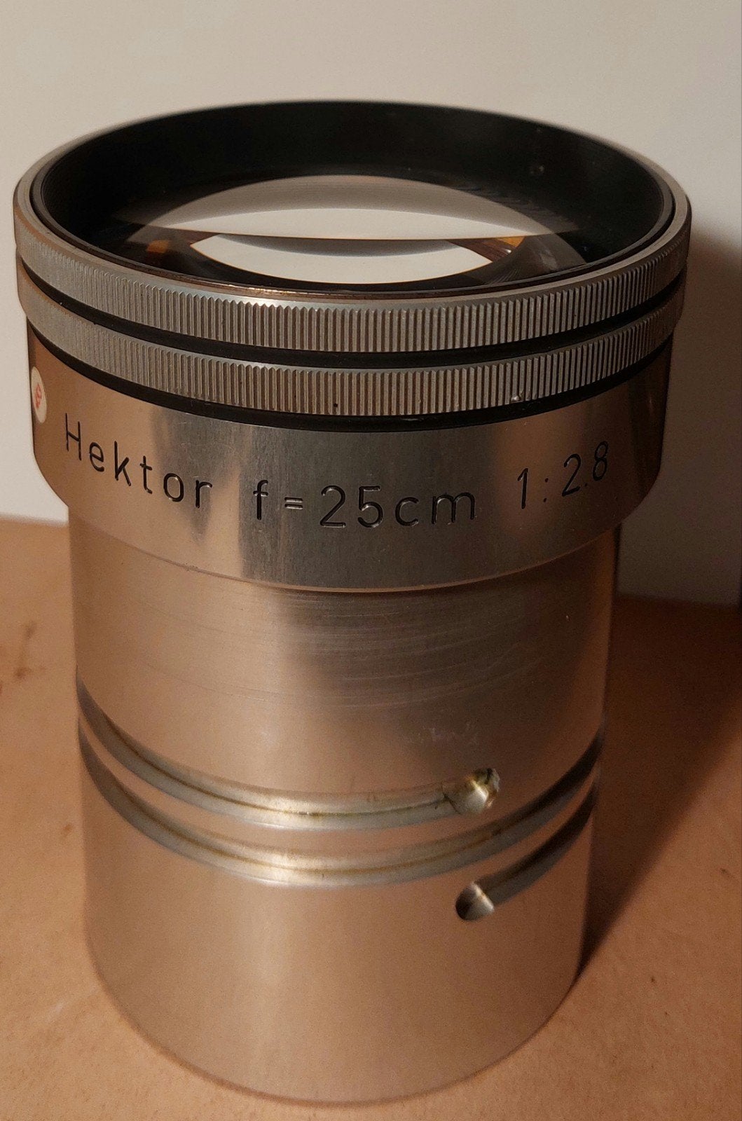 Ernst Leitz GmbH Wetzlar Hektor f=25cm 1:2.8 lens, Gebruikt, Overige vattingen, Leica, Handmatige focus