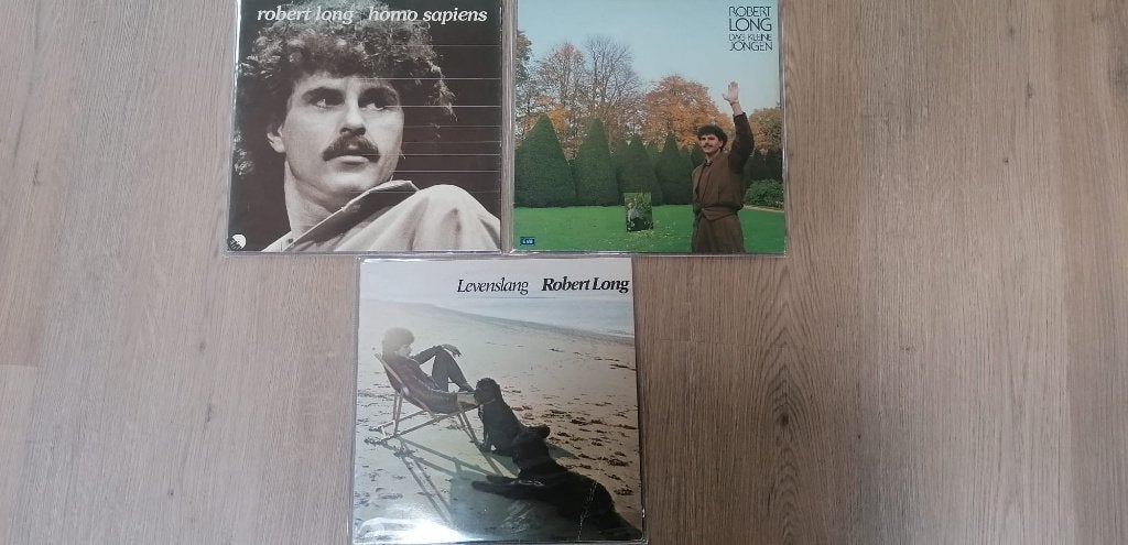3 lp's Robert long, Ophalen of Verzenden, Gebruikt, 12 inch, Levenslied of Smartlap